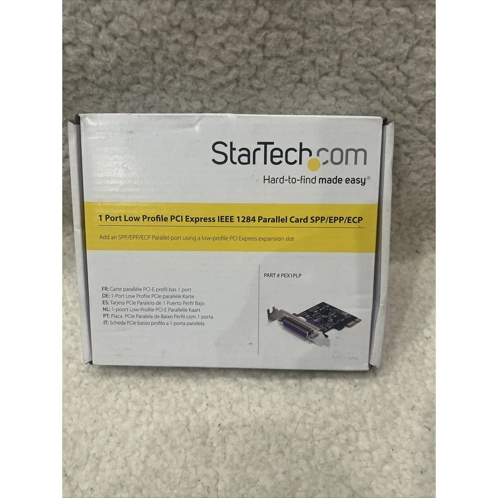 StarTech Low Profile‎ 1-Port PCI Express 1284 Card # PEX 1PLP